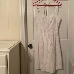 J. Crew White Halter Dress sz 10